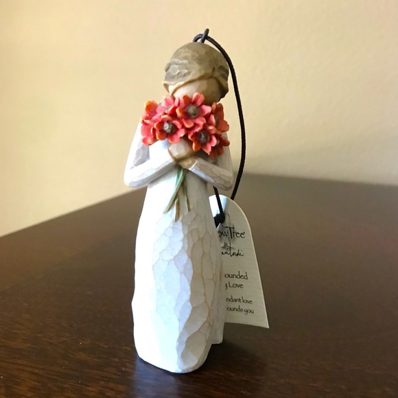 Willow Tree Surrounded by Love Angel Ornament